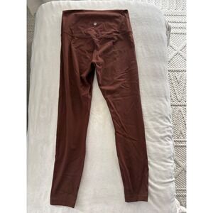 HeyNuts Essential 7/8 Leggings Womens Medium 8/10 Brown High Waisted Yoga Pants